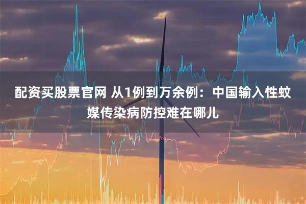 配资买股票官网 从1例到万余例：中国输入性蚊媒传染病防控难在哪儿